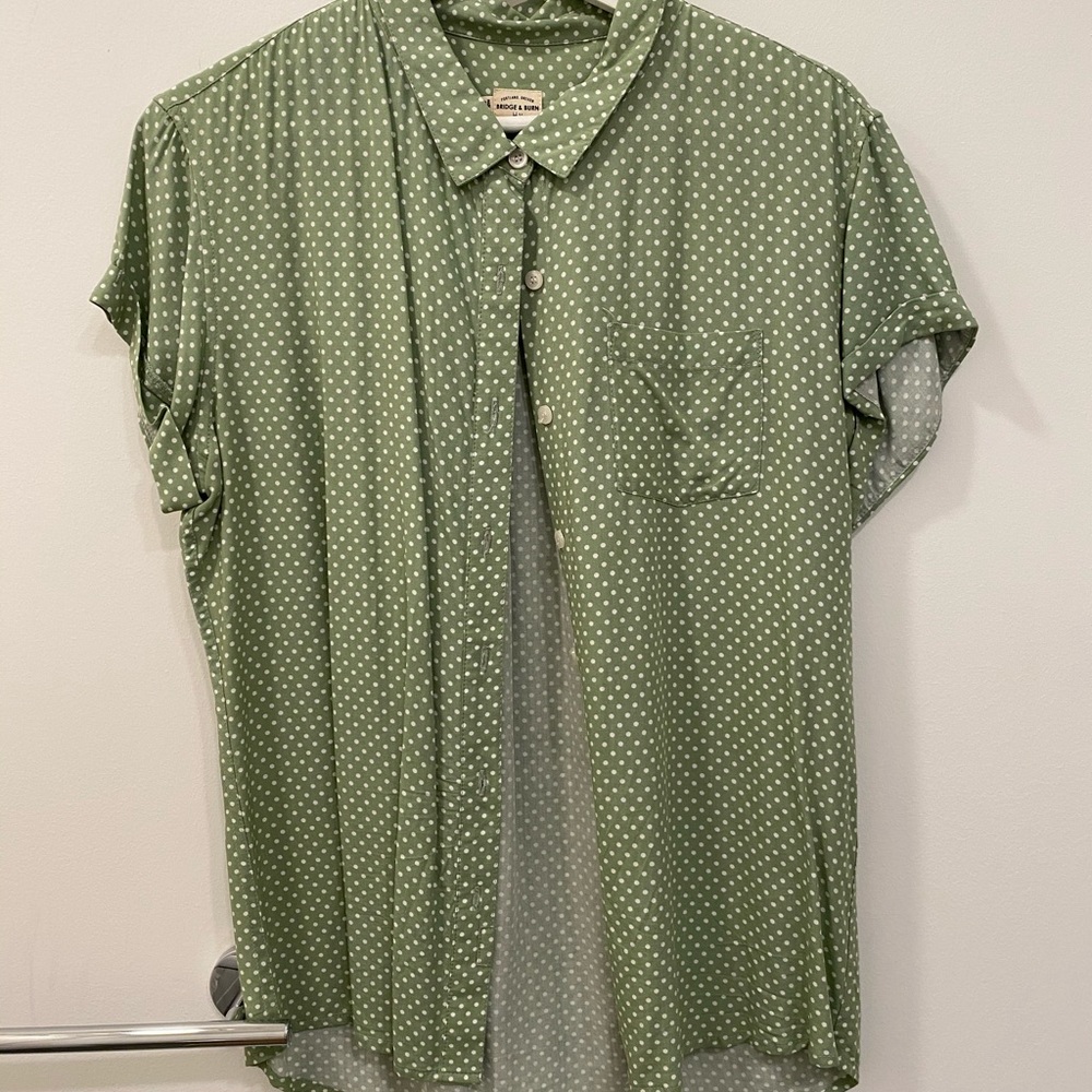 Bridge and Burn button up
